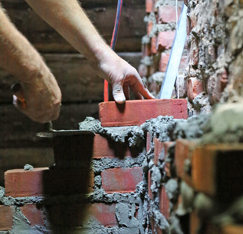 chimney masonry rebuild in Kansas City
