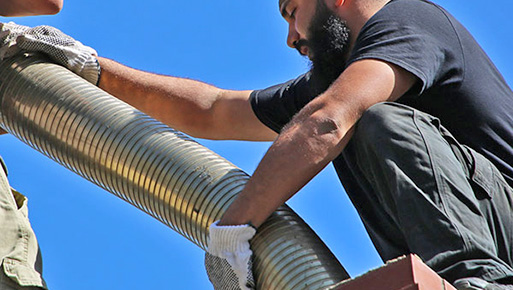 chimney liner install in Mission Hills KS