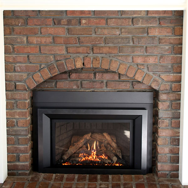 gas fireplace insert install in Lenexa KS