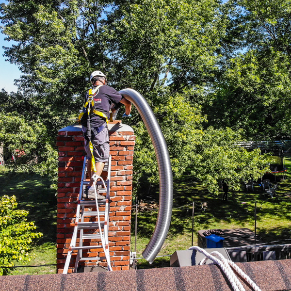 chimney liner replacement in Overland Park KS